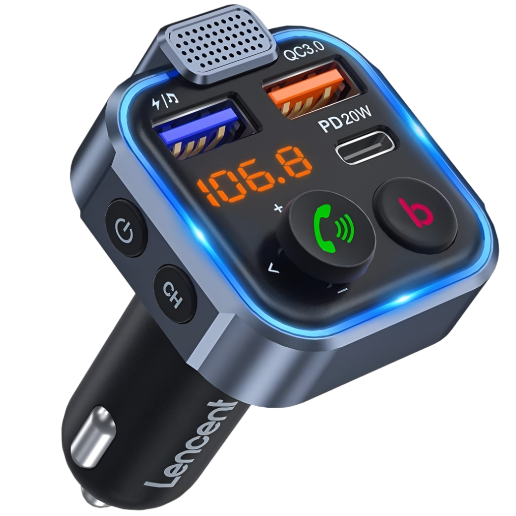 LENCENT BT FM Transmitter 5.3
